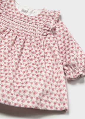Vestido Terciopelo Estampado Cipria