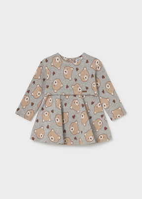 Vestido Punto Gris Teddy