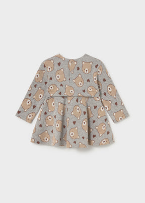 Vestido Punto Gris Teddy