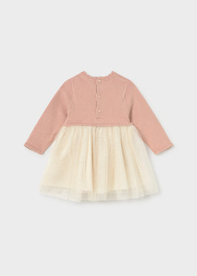 Vestido Combinado Tejido Paris
