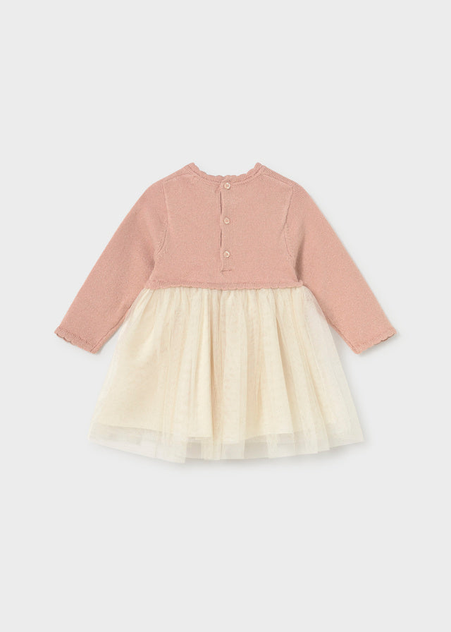 Vestido Combinado Tejido Paris