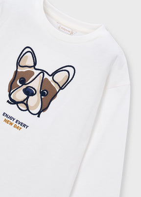 Camiseta Bordado Frenchie