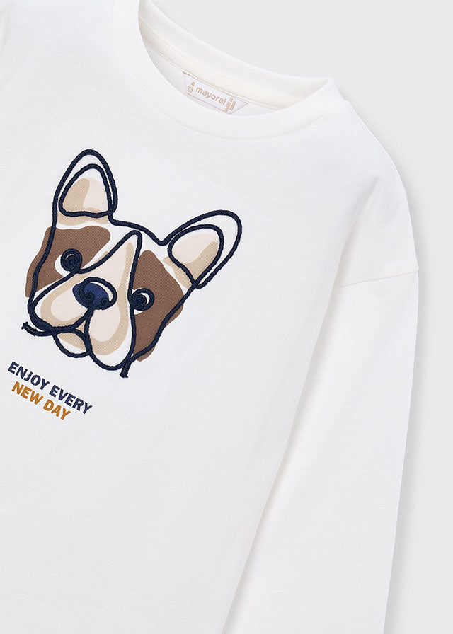 Camiseta Bordado Frenchie