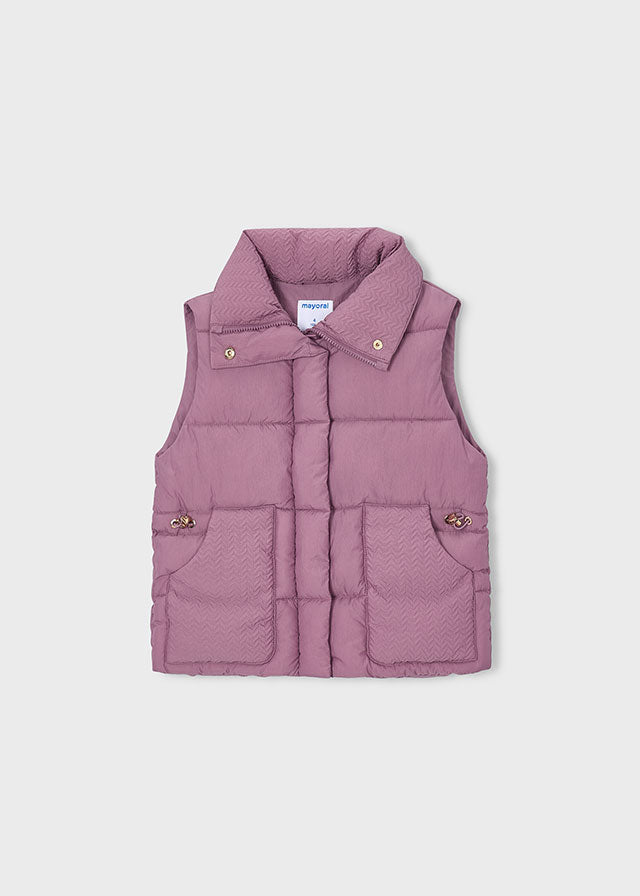 Chaleco Acolchado Violeta Amore