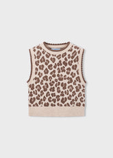 Chaleco Tejido Animal Print