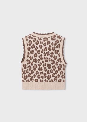 Chaleco Tejido Animal Print