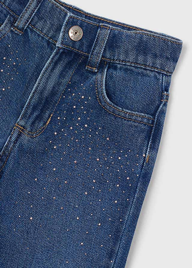 Pantalón Denim Sarga Animal Print
