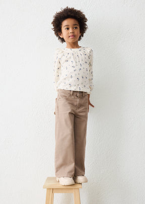 Pantalón Sarga Gofre Laguna