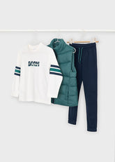 Conjunto Con Chaleco Laguna