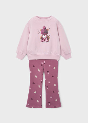 Conjunto Leggings Felpa Amore