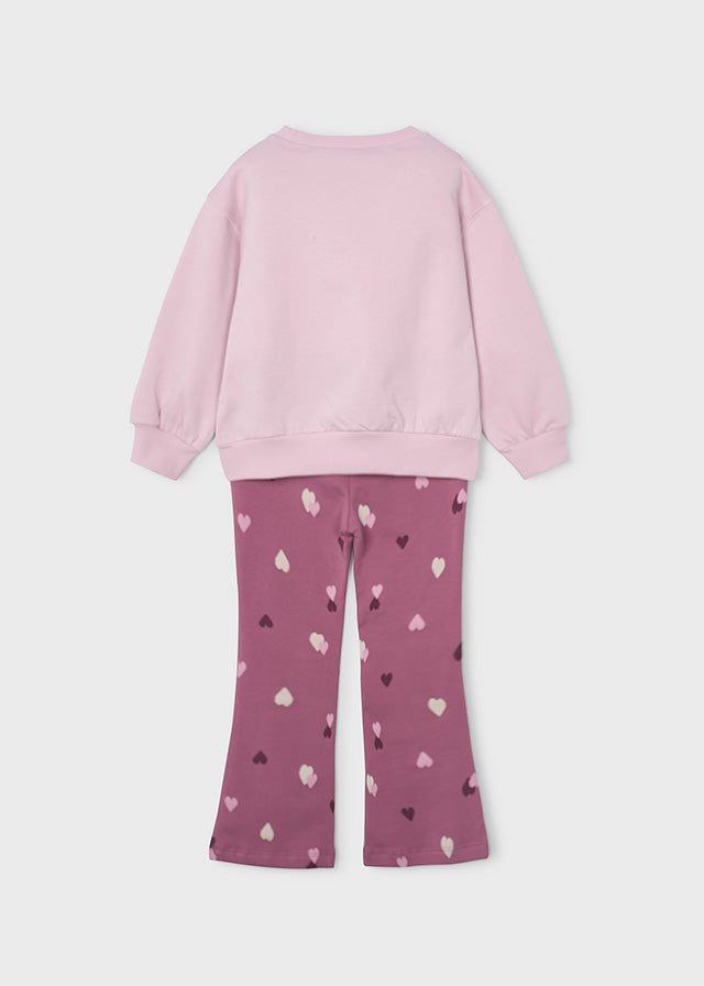Conjunto Leggings Felpa Amore