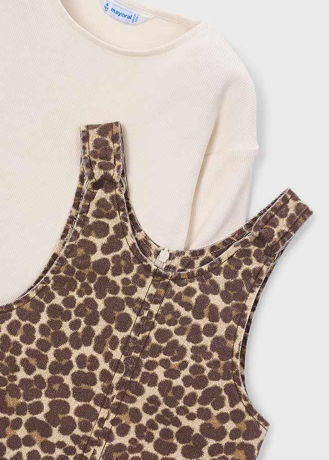 Vestido Pichi Sarga Animal Print