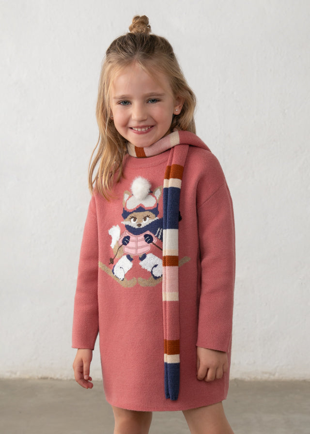 Vestido Tejido Bufanda Snowy