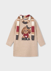 Vestido Tejido Bufanda Doodle