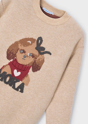 Vestido Tejido Bufanda Doodle