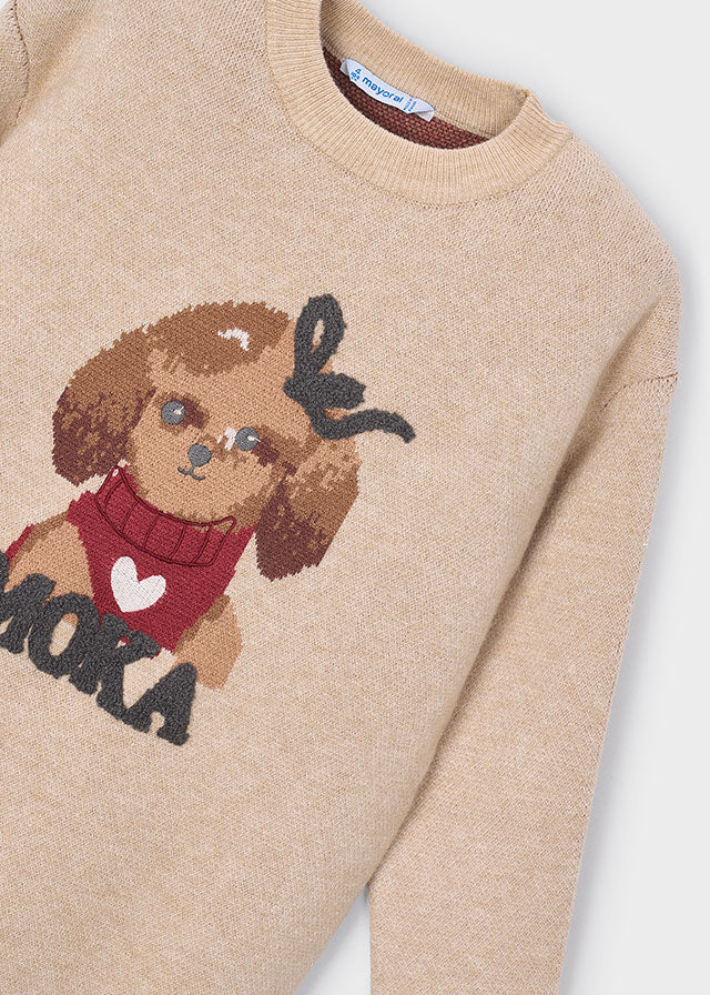 Vestido Tejido Bufanda Doodle