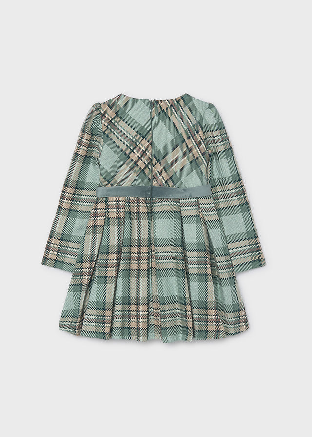 Vestido Cuadros Anis Laguna