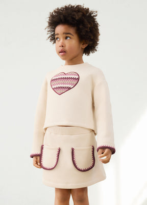 Conjunto Falda Felpa Amore