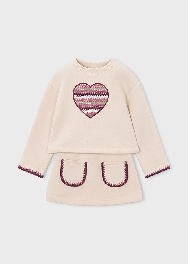Conjunto Falda Felpa Amore