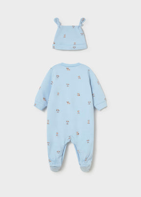 Pelele Largo Con Gorro Regata - Minibhu