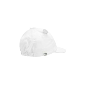 Gorro De Tejido Con Orejas De Bebé Blanco Capri