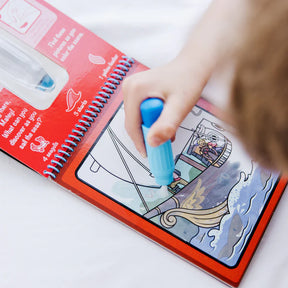 Libro Colorea Con Agua - Aventura