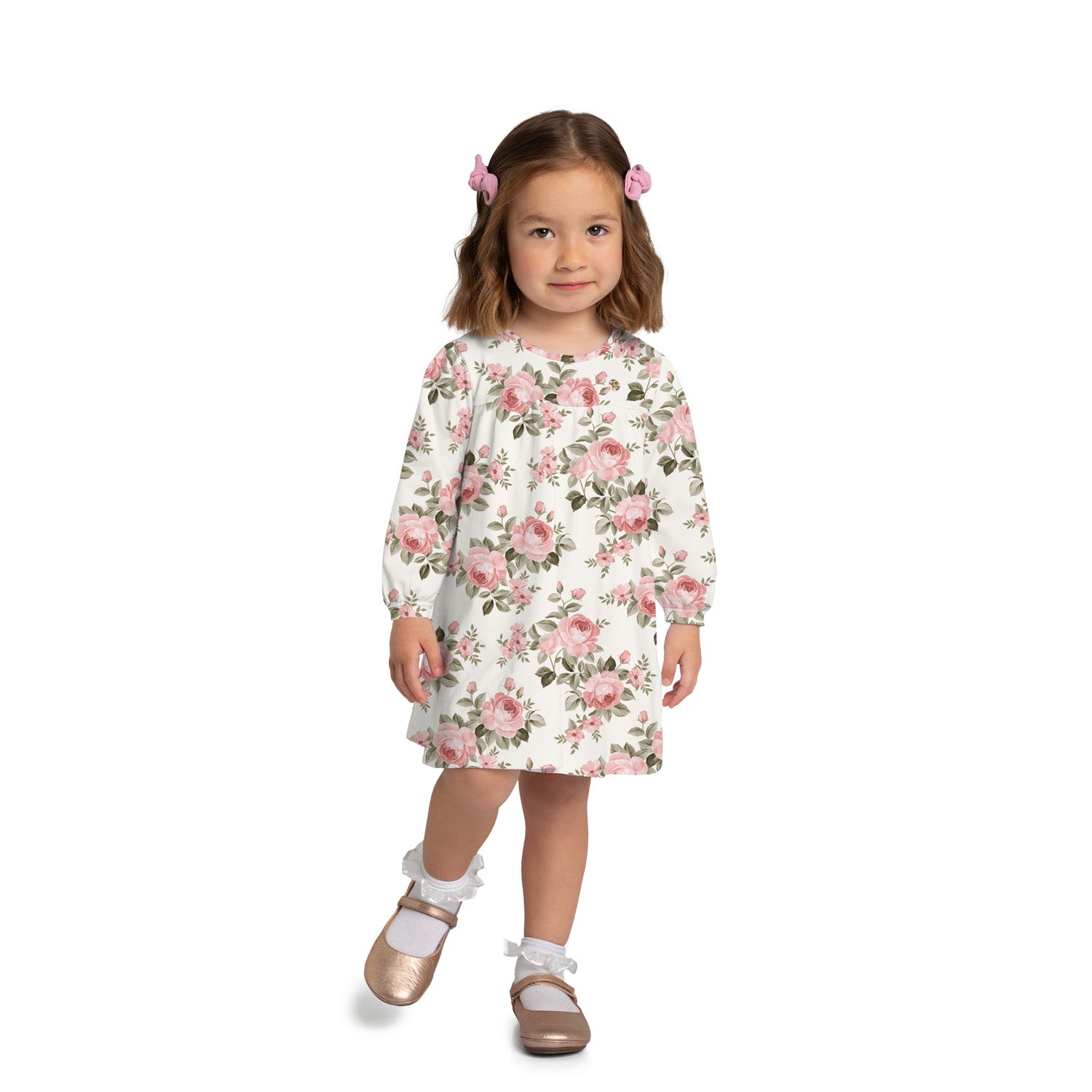 Vestido Floral Rosé