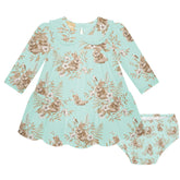 Vestido Con Braga Verde Menta