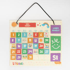 Calendario Imantado Para Niños - Minibhu