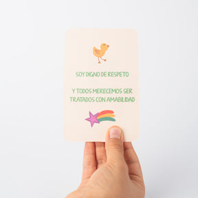 FlashCards De Afirmaciones Para Niños