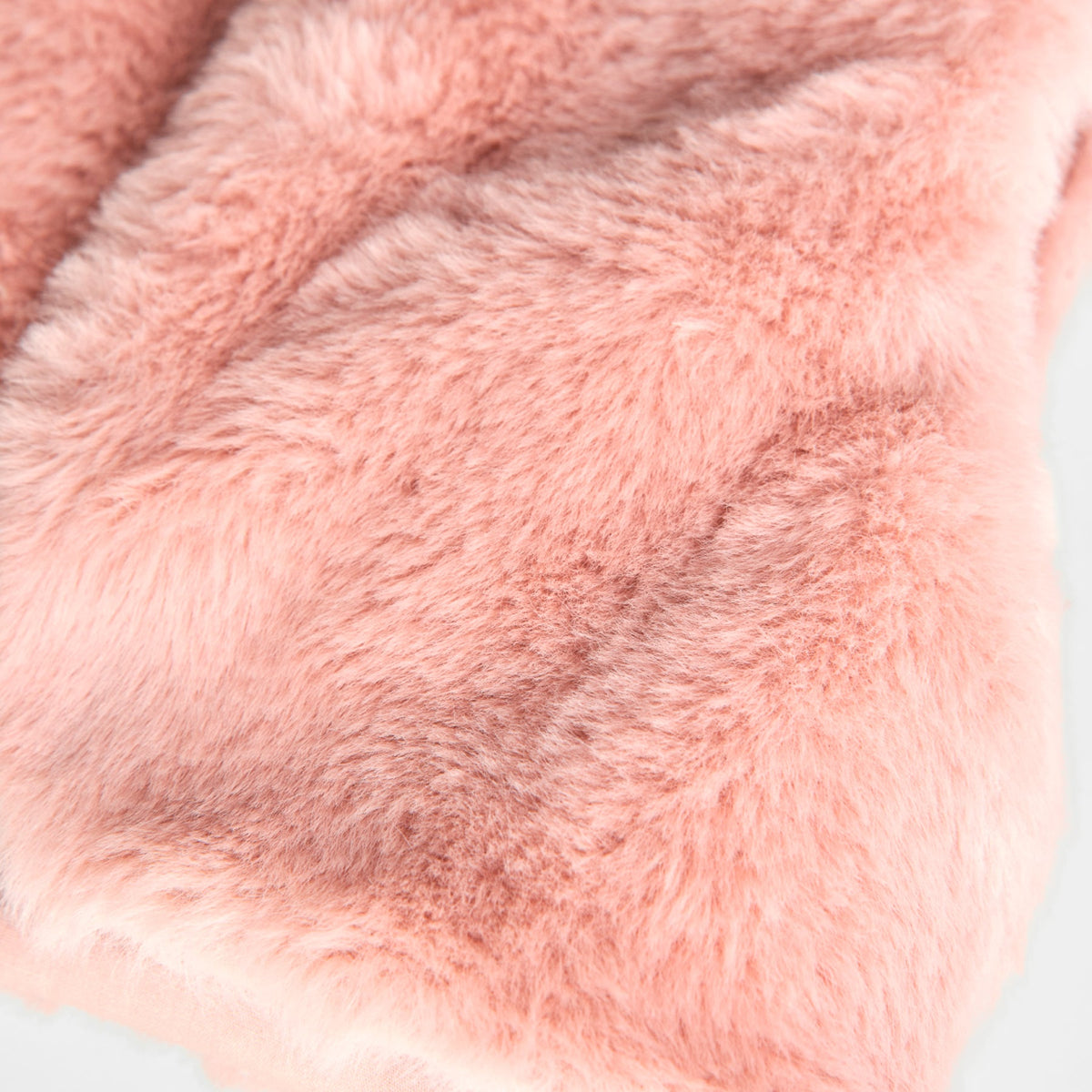 Chaleco Pelo Rosa Funghi Bebé Niña