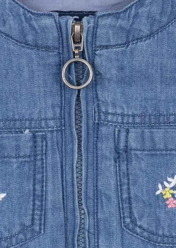 Chaqueta Denim Bordada
