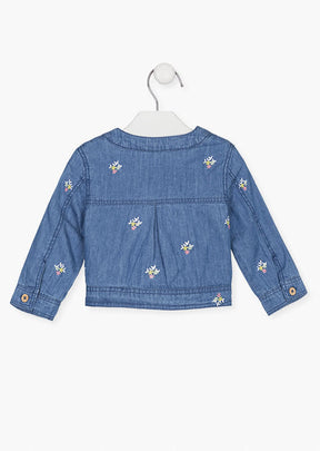 Chaqueta Denim Bordada