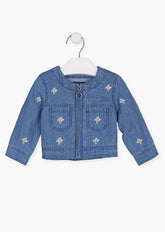 Chaqueta Denim Bordada