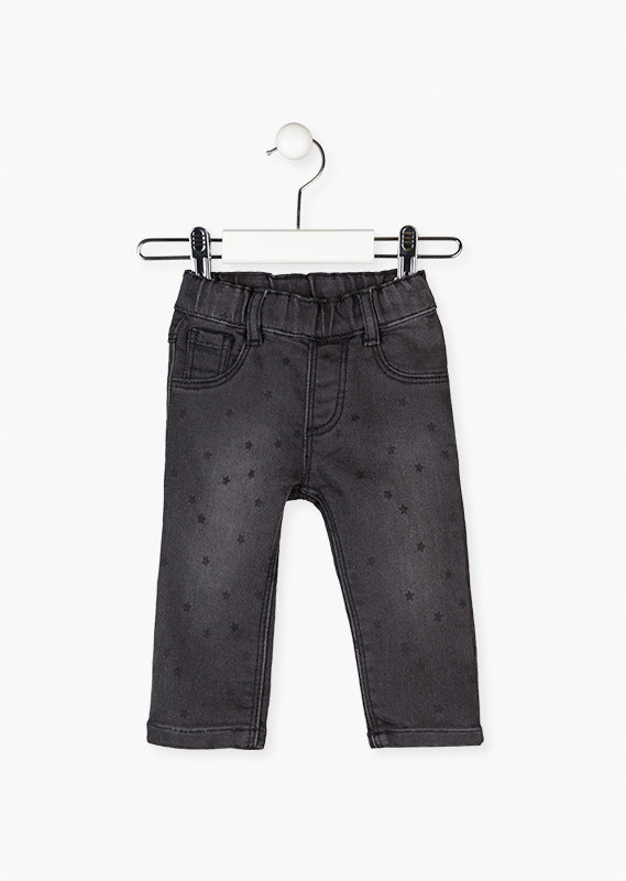 Pantalón Denim Felpa