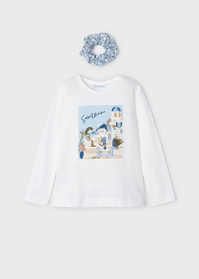 Camiseta Manga Larga + Bamba Marrakesh Blanco