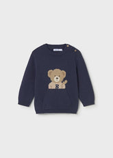 Saco Intarsia Bear School