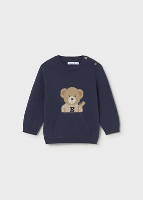 Saco Intarsia Bear School