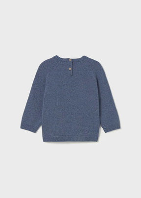 Saco Intarsia Blue Artic Family