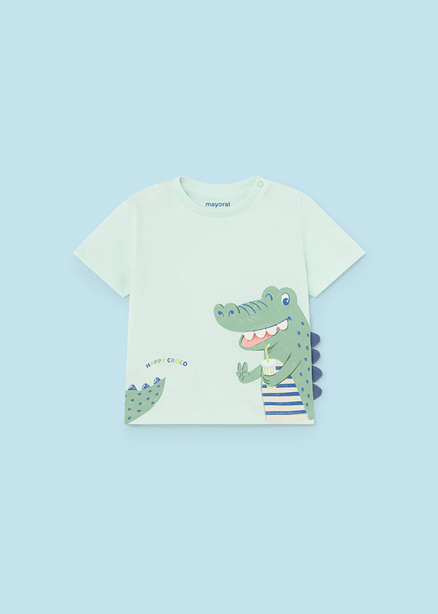 Camiseta Manga Corto Interactiva Ecofriends Croco