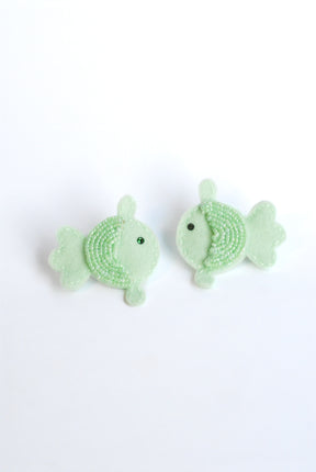 Hebilla Pescado Verde Menta