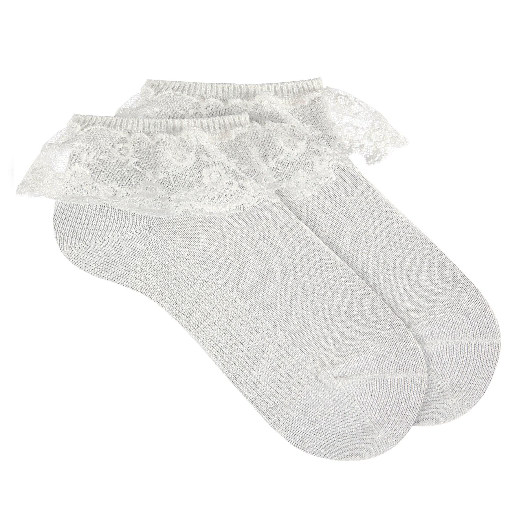 Calcetines Tobilleros Con Volante Nata - Minibhu