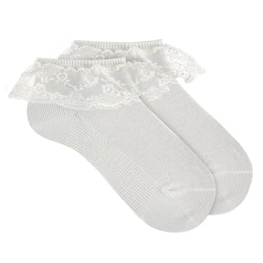Calcetines Tobilleros Con Volante Nata - Minibhu