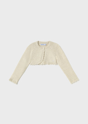 Bolero Tejido Básico Blush