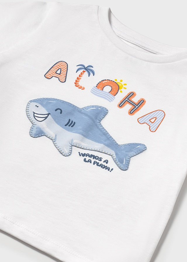 Camiseta Aplique Sharkie
