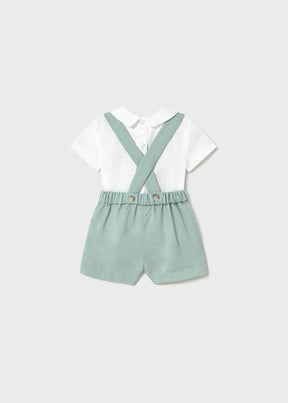 Conjunto Pantalón Corto Tirantes Blue Mint