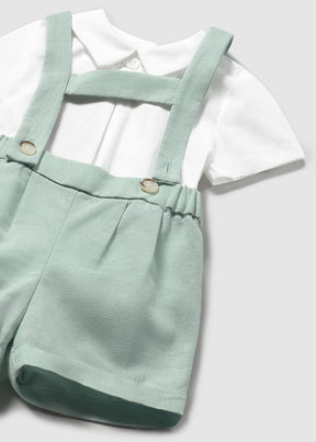 Conjunto Pantalón Corto Tirantes Blue Mint