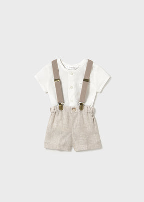 Conjunto Pantalón Corto y Camisa Ceremonia - Minibhu