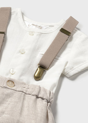 Conjunto Pantalón Corto y Camisa Ceremonia - Minibhu