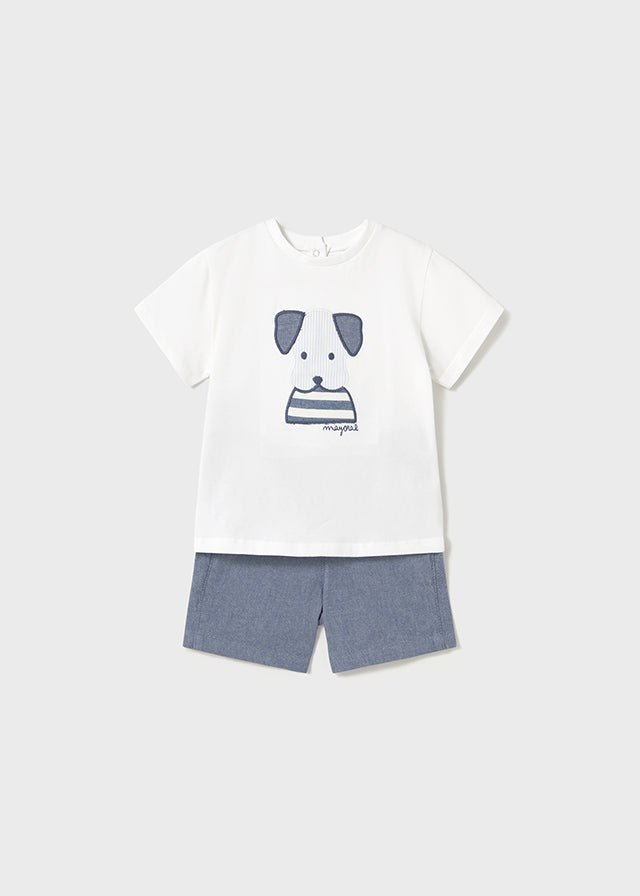 Conjunto Bermuda Aplique Clean
